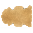 Naturally shaped lambskin,polished wool