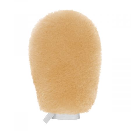 Grooming Mitt, lambskin double-sided