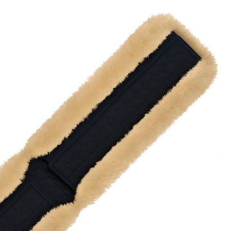 Lambskin Girth Strap Cover universal