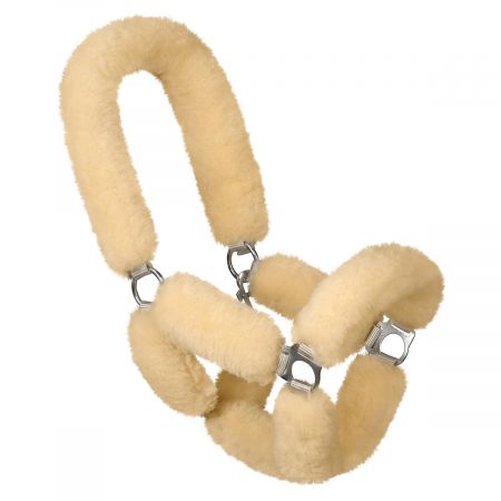Halter completely sheepskin covered